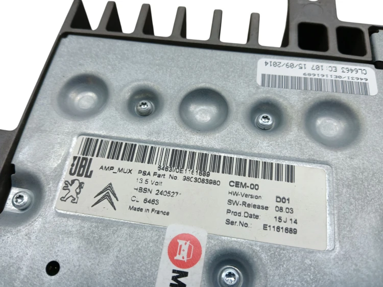 WZMACNIACZ PEUGEOT 508 I LIFT (2014-2018) 2.0 HDI 163KM 9803083980
