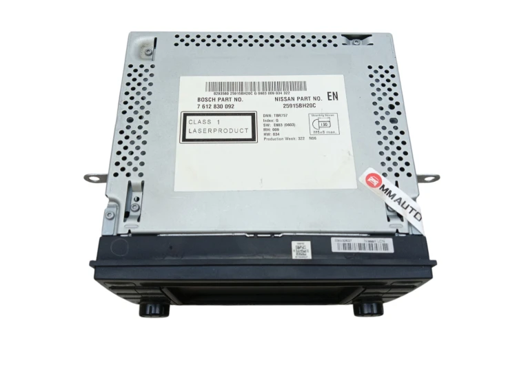 RADIO NISSAN QASHQAI J10 LIFT (2009-2013) 1.5 DCI 106KM 25915BH20C