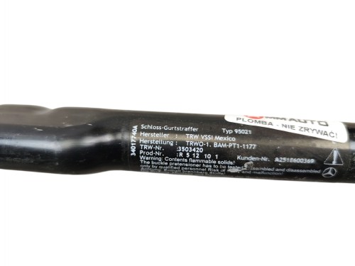 NAPINACZ PASA LEWY PRZÓD MERCEDES ML W164 LIFT (2008-2011) 3.0 CDI 224KM A2