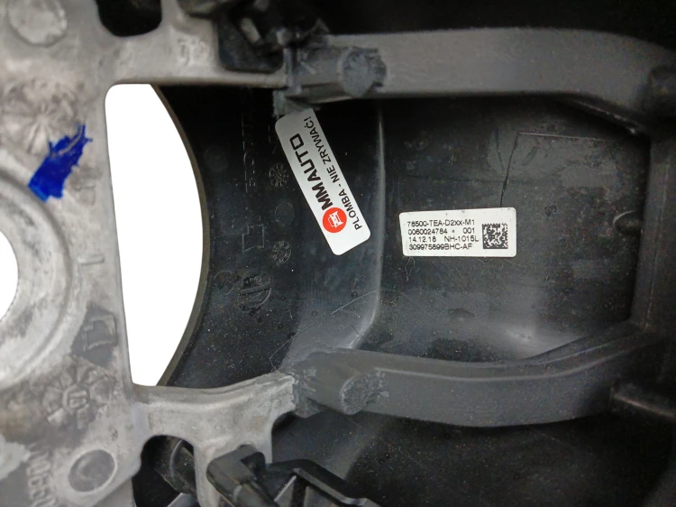 KIEROWNICA HONDA CIVIC X (2017-2019) 1.0 VTEC 129KM 78500-TEA-D2XX-M1