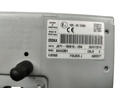 RADIO FORD FOCUS MK4 (2018-2021) 2.0 EcoBlue 190KM JX71-18K810-ZBK