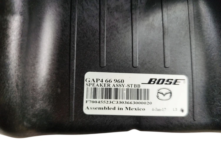 GŁOŚNIK SUBWOOFER MAZDA CX-3 (2014-2018) 2.0 SKYACTIV-G 120KM GAP466960