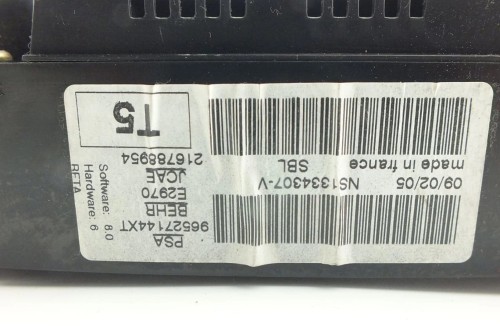 PANEL NAWIEWU PEUGEOT 307 (2001-2005) 96527144XT