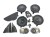 GŁOŚNIKI KOMPLET VOLVO V60 I 8676894 08676895 31252157 08676892 8676891