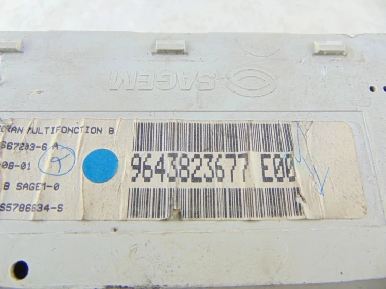 PANEL WYŚWIETLACZ RADIA CITROEN XSARA II 9643823677
