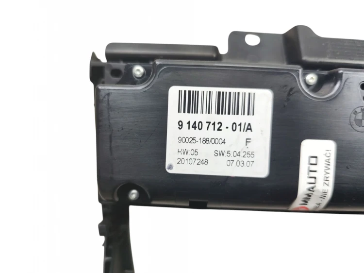 PANEL KLIMATYZACJI BMW X5 E70 (2006-2010) 3.0 D 235KM 9140712