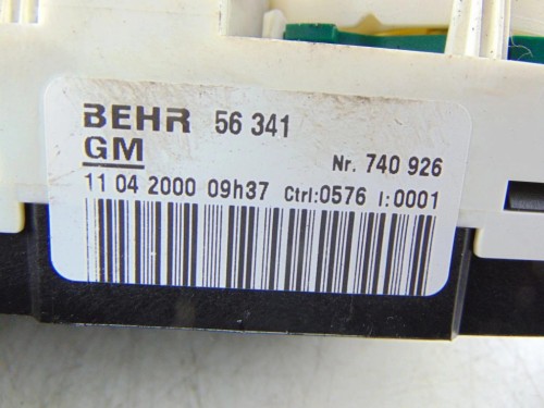 PANEL KLIMATYZACJI OPEL ASTRA II 1.6 8V 56341