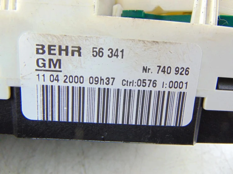 PANEL KLIMATYZACJI OPEL ASTRA II 1.6 8V 56341