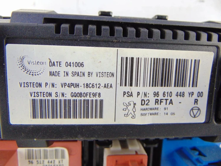 PANEL KLIMATYZACJI PEUGEOT 407 (2004-2008) 2.0 HDI 96610448YP
