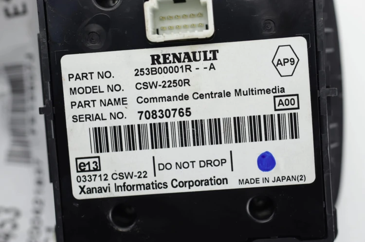PANEL STEROWANIA NAWIGACJI GPS RENAULT ESPACE IV LIFT (2006-2014) 2.0 DCI 2