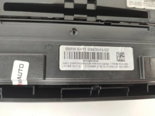 PANEL KLIMATYZACJI BMW F22 (2014-2017) 3.0 326KM 9363545