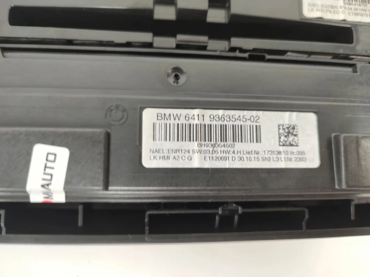 PANEL KLIMATYZACJI BMW F22 (2014-2017) 3.0 326KM 9363545