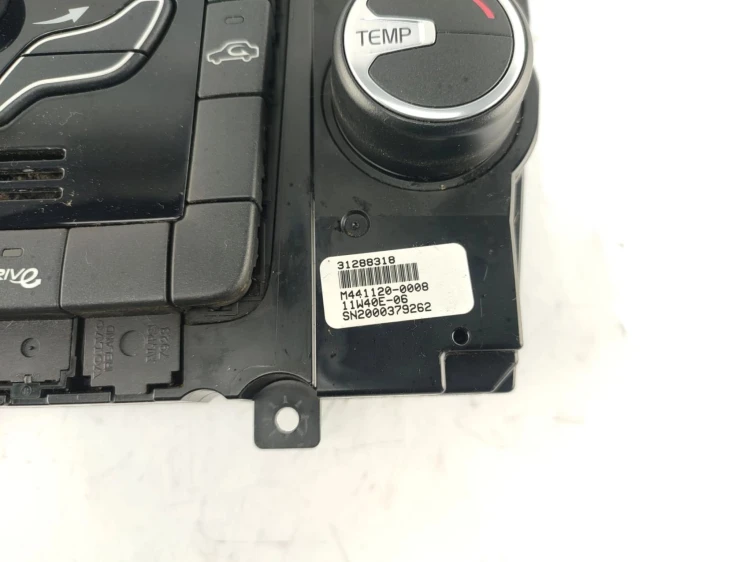 PANEL KLIMATYZACJI VOLVO S60 II (2010-2013) 2.4 D5 215KM 31288318