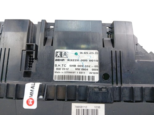 PANEL KLIMATYZACJI CITROEN C5 III (2008-2010) 2.0 16V 140KM 5HB009332