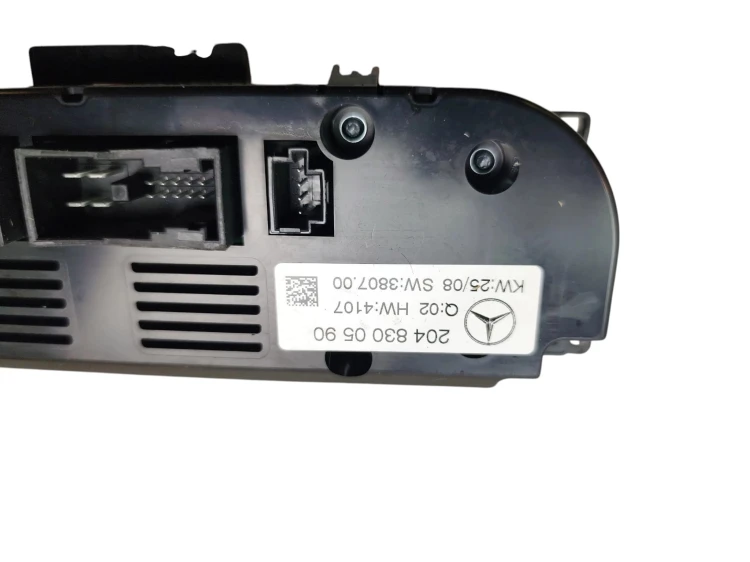PANEL KLIMATYZACJI MERCEDES C W204 (2007-2011) 1.6 KOMPRESSOR 156KM 2048300