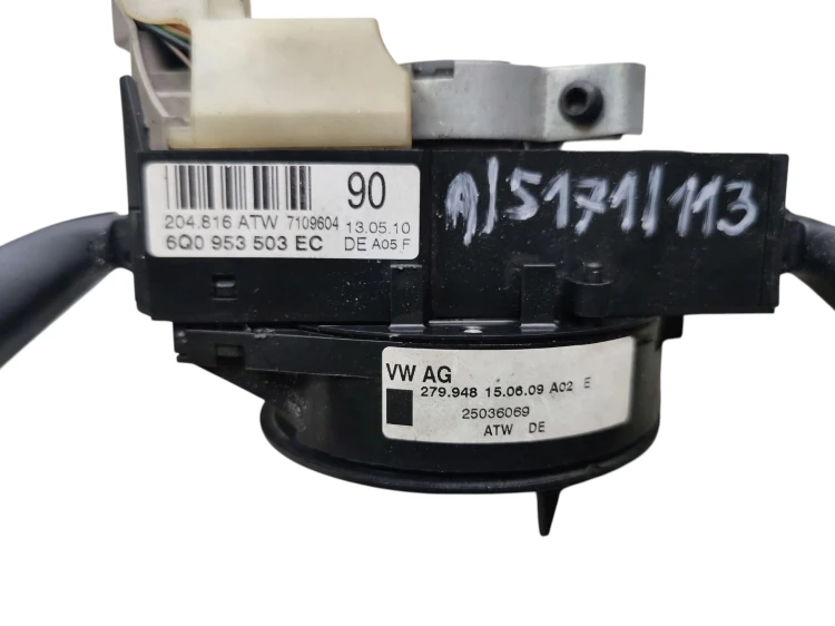 PRZEŁĄCZNIK ZESPOLONY VOLKSWAGEN POLO V 6R (2009-2014) 1.2 12V 60KM 6Q09535