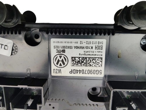 PANEL KLIMATYZACJI VOLKSWAGEN PASSAT B8 (2014-2019) 2.0 TDI 150KM 5G0907044