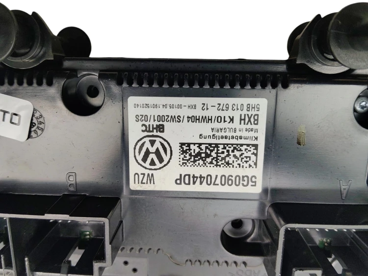 PANEL KLIMATYZACJI VOLKSWAGEN PASSAT B8 (2014-2019) 2.0 TDI 150KM 5G0907044
