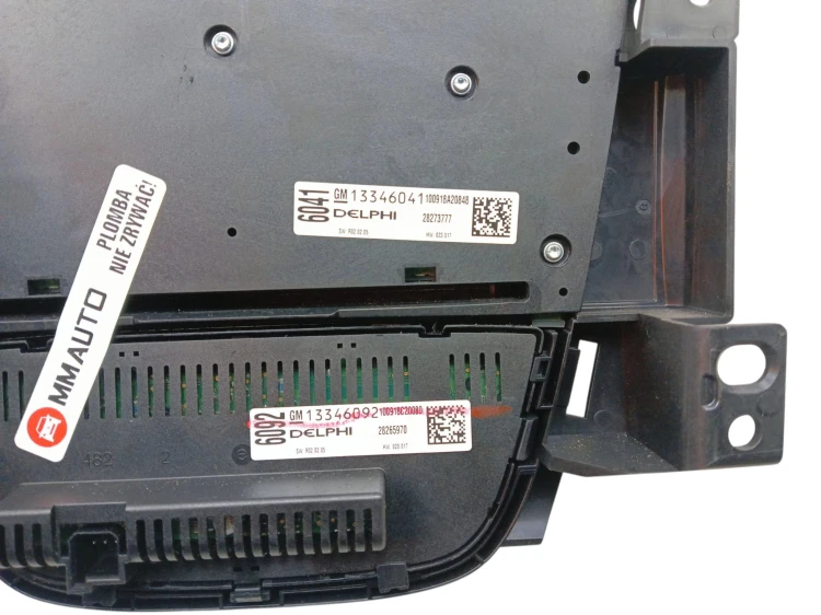 PANEL KLIMATYZACJI OPEL MERIVA B (2010-2013) 1.7 CDTI 110KM 13340692, 13346