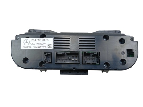 PANEL KLIMATYZACJI MERCEDES C W204 (2007-2011) 2.2 CDI 170KM 2048309885