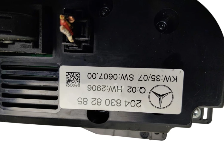 PANEL KLIMATYZACJI MERCEDES C W204 (2007-2011) 1.8 KOMPRESSOR 184KM A204830