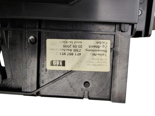 PANEL STEROWANIA MMI AUDI A6 C6 (2004-2008) 2.4 V6 177KM 4F1857951