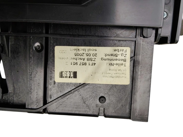 PANEL STEROWANIA MMI AUDI A6 C6 (2004-2008) 2.4 V6 177KM 4F1857951