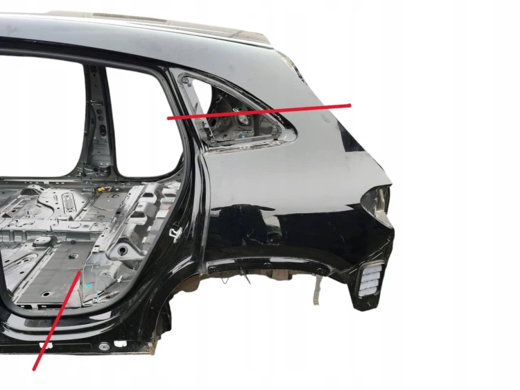 BŁOTNIK LEWY TYŁ MERCEDES EQA H243 LIFT (2024-) 250+ 190KM