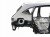 BŁOTNIK PRAWY TYŁ MERCEDES EQA H243 LIFT (2024-) 250+ 190KM