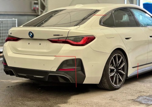 BŁOTNIK PRAWY TYŁ BMW i4 G26 GRAN COUPE (2021-2024) eDrive40 340KM
