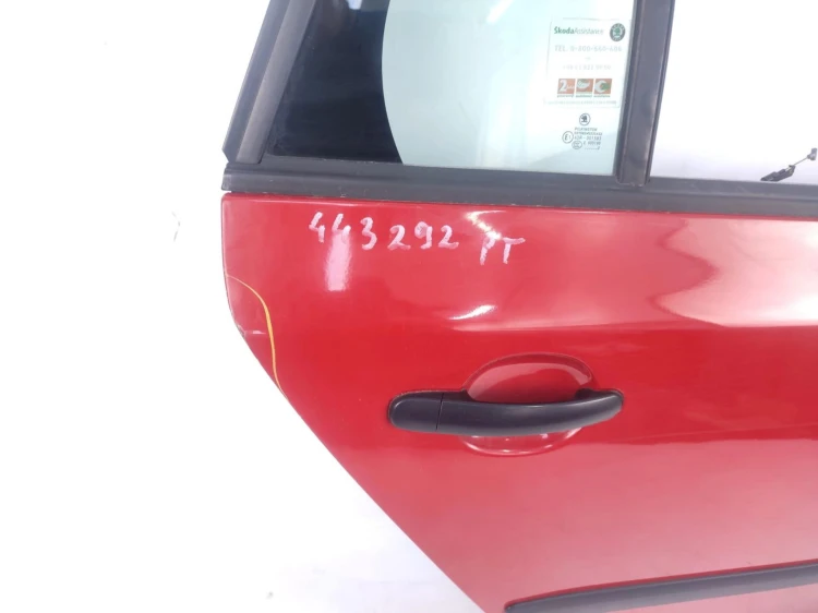 DRZWI PRAWY TYŁ SKODA FABIA II LIFT (2010-2014) 1.6 TDI 75KM