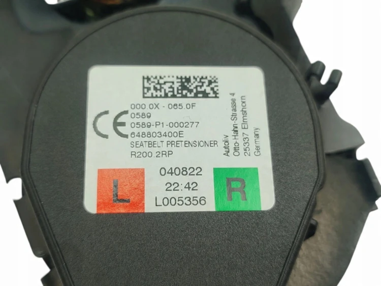 PAS BEZPIECZEŃSTWA PRAWY TYŁ BMW i4 G26 GRAN COUPE (2021-2024) eDrive40 340