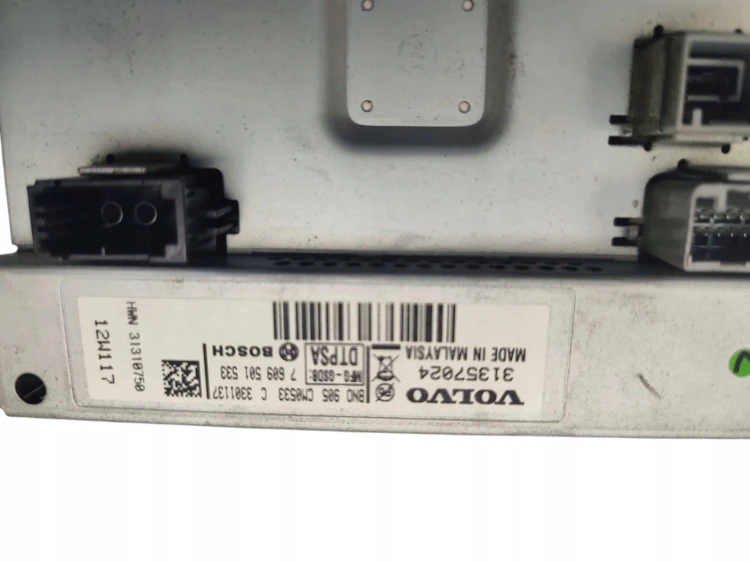 WYŚWIETLACZ VOLVO V70 III LIFT (2011-2013) 2.0 T5 241KM 31357024