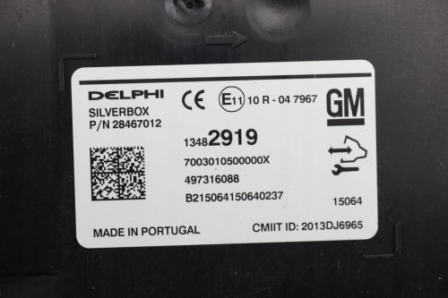 MODUŁ NAWIGACJI GPS OPEL INSIGNIA LIFT (2013-2015) 1.8 16V 13482919
