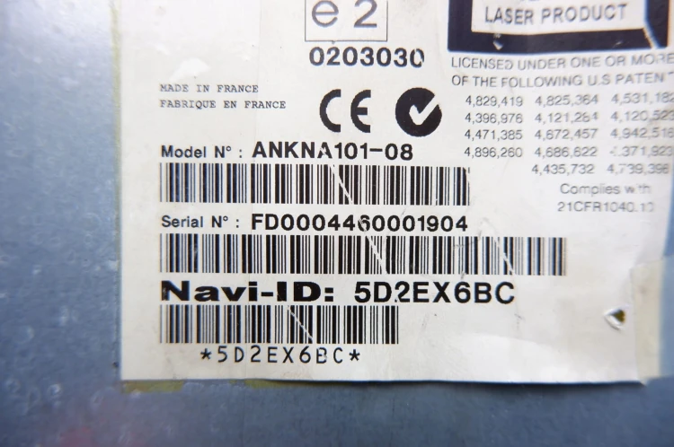 CZYTNIK NAWIGACJI GPS VOLVO V50 2.0D ANKNA101-08