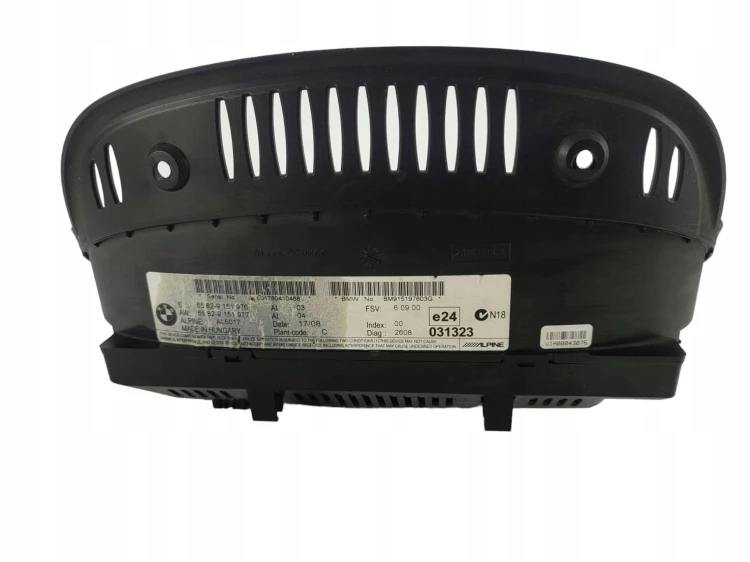 WYŚWIETLACZ NAWIGACJI GPS BMW E90 (2004-2008) 2.0 D 177KM 915197603G
