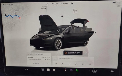 WYŚWIETLACZ TESLA MODEL 3 LIFT (2023-) 60kWh 283KM 1673288-10-B