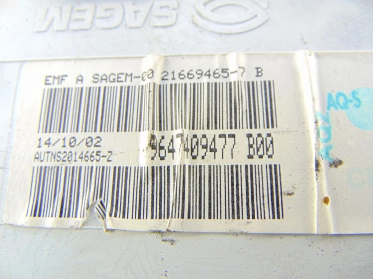 WYŚWIETLACZ CITROEN C3 I (2002-2005) 1.4 HDI 9647409477