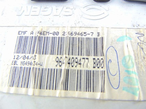 WYŚWIETLACZ CITROEN C3 I (2002-2005) 1.4 HDI 9647409477