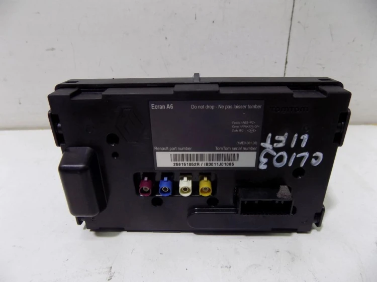 WYŚWIETLACZ NAWIGACJI GPS RENAULT CLIO III LIFT (2009-2012) 259151852R