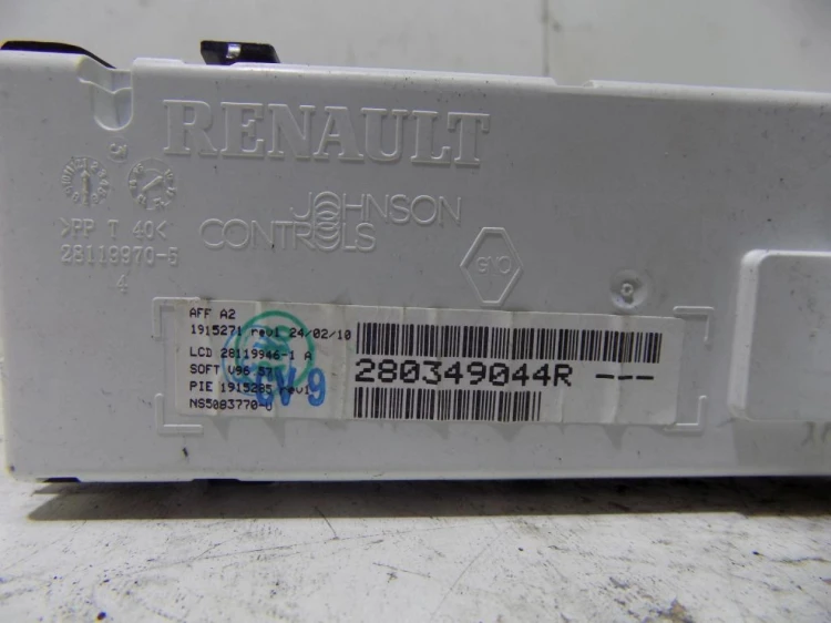 WYŚWIETLACZ RENAULT MEGANE III (2008-2013) 280349044R