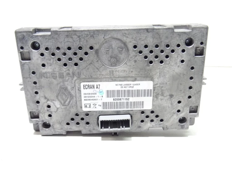 WYŚWIETLACZ NAWIGACJI GPS RENAULT ESPACE IV LIFT (2006-2014) 8200671152