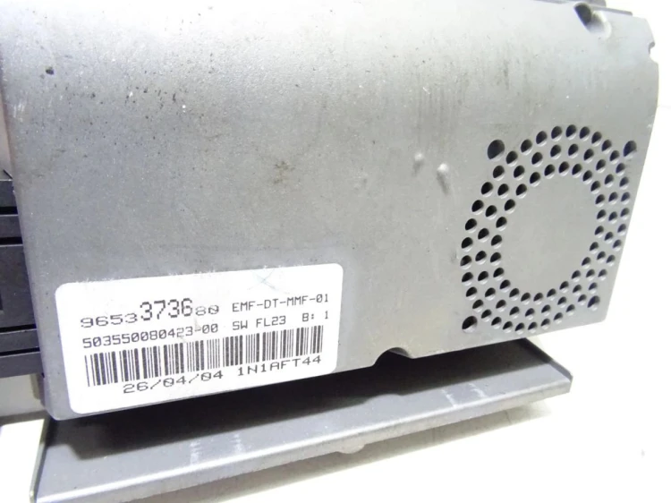 WYŚWIETLACZ NAWIGACJI GPS PEUGEOT 307 (2001-2005) 9653373680