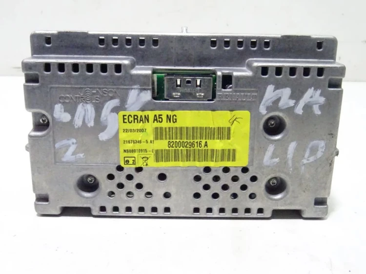 WYŚWIETLACZ NAWIGACJI GPS RENAULT LAGUNA II (2001-2005) 8200029616 A