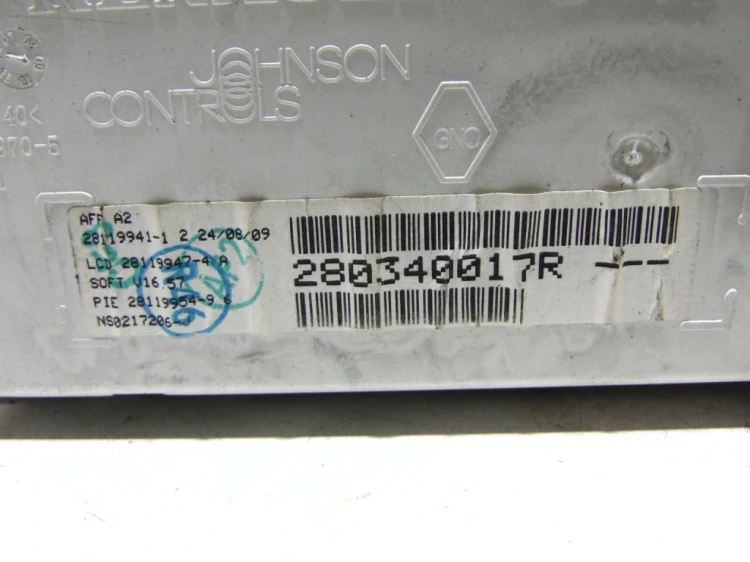 WYŚWIETLACZ RENAULT CLIO III LIFT (2009-2012) 280340017R