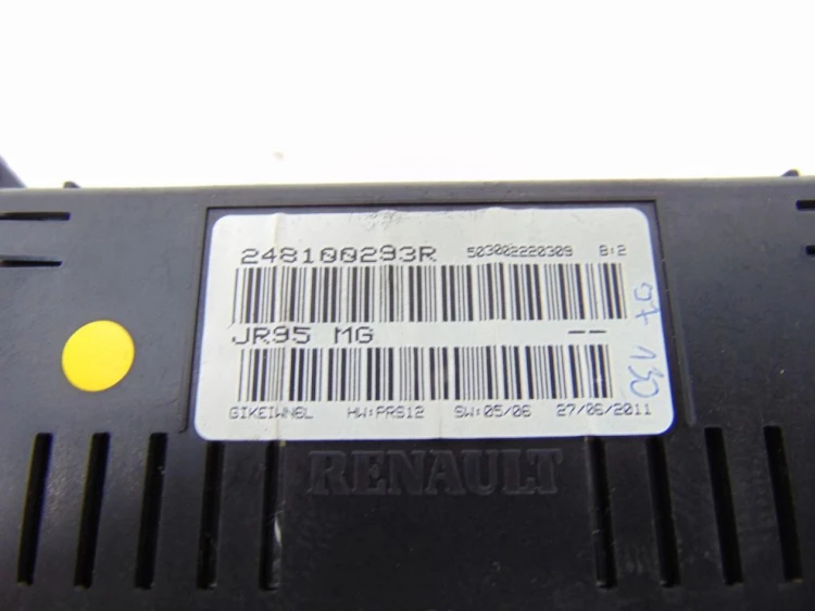 WYŚWIETLACZ RENAULT SCENIC III GRAND 1.5 DCI 248100293R