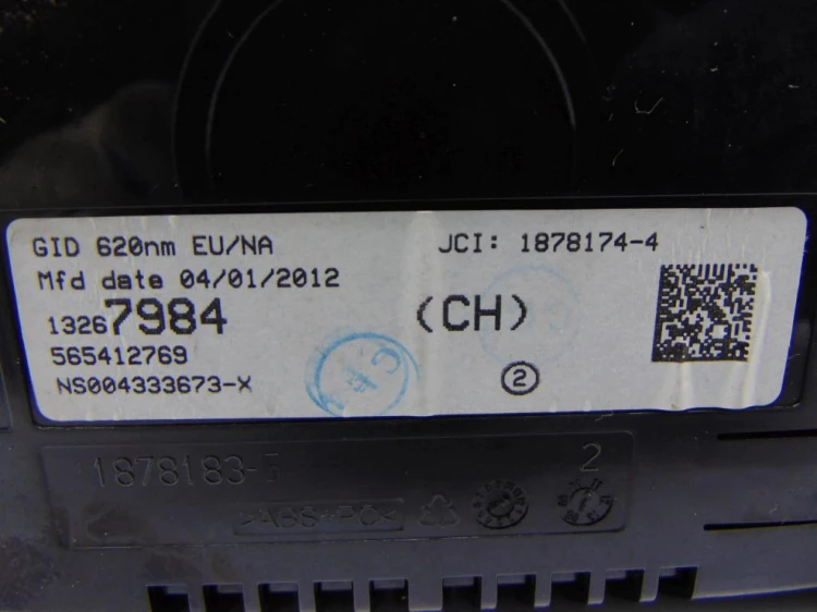 WYŚWIETLACZ OPEL ASTRA J (2009-2012) 13267984