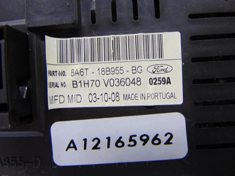 WYŚWIETLACZ FORD FIESTA MK6(2008-2017) 1.4 16V 8A6T-18B955-BG