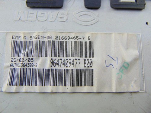 WYŚWIETLACZ CITROEN C3 I (2002-2005) 9647409477
