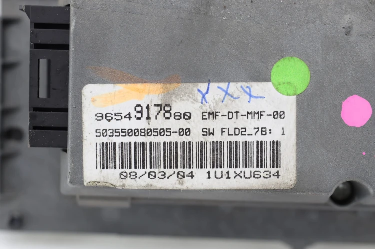 WYŚWIETLACZ NAWIGACJI GPS PEUGEOT 407 (2004-2008) 2.2 16V 9654917880